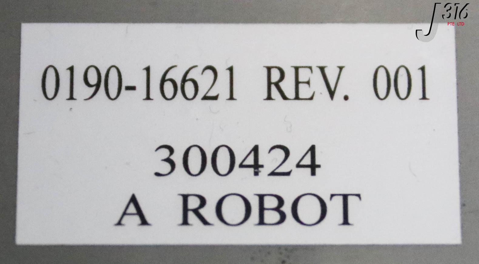 34274 KAWASAKI WAFER TRANSFER ROBOT, AMAT 0190-16621 3NS411B-F003